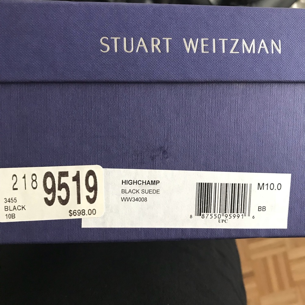 NWT Stuart Weitzman Highchamp Suede Over-The-Knee - Picture 7 of 8